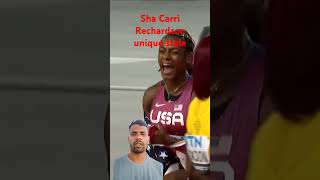 stylish female dhava Sha Carri Rechardsontrackandfield worldathleticschampionshiptrendingsports [upl. by Hatty]