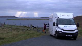 Take a trip with Shetlands Library and their mobile library vans [upl. by Icyak569]