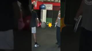 How to throw a rear hand punch 🥊with footwork🥊 [upl. by Dunc]