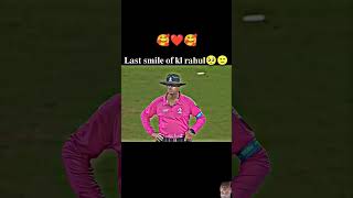 Kl Rahul ka cute smile 🥰 cricket trending trendingshorts viralvideo klrahul viralmoment [upl. by Swayne]