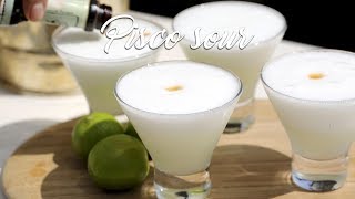 COMO PREPARAR PISCO SOUR EN LICUADORA  COMIDA PERUANA  RECETA DE ACOMERPE [upl. by Barbra]