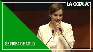 LILLY TÉLLEZ se MOFA de AMLO y EXHIBE VIDEO del PRESIDENTE BURLÁNDOSE de la OEA [upl. by Atinal]