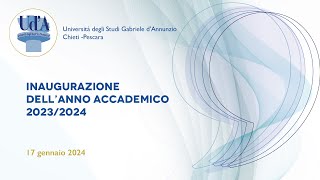 Inaugurazione dellAnno Accademico 20232024 [upl. by Atla]