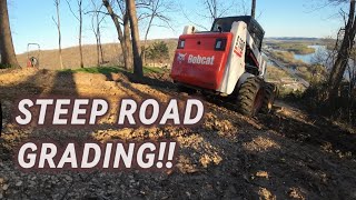 Regrading Steep Mountain Driveway [upl. by Glaudia]