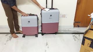 Nasher miles Istanbul series hardsided abs luggage  55 cm cabin luggage and 65cm medium luggage [upl. by Letsyrc]