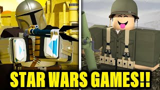 Top 8 Most Fun Roblox STAR WARS Games 2023 [upl. by Froemming]