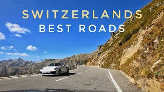 Switzerlands Best Roads  Driving The Furka Pass and Grimsel Pass in Switzerland  Switzerland 4K [upl. by Zachar]