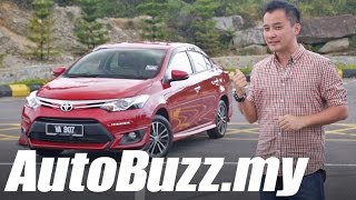 2016 Toyota Vios 15L GX facelift review  AutoBuzzmy [upl. by Jarib41]