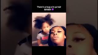 There a bug in ya hair MAMA 💜 [upl. by Okomom]