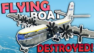 AWESOME Flying Boat SHOT DOWN By JETS In Stormworks [upl. by Airitac]