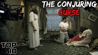 Top 10 EVIL Curses That Plagued Horror Movies [upl. by Ayit]