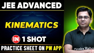 KINEMATICS in One Shot  JEE ADVANCED 💪  Basics to PYQs 🔥 [upl. by Elvera]