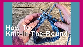 How To Knit in the round on circular needles  Knit in the round  What are Circular Needles [upl. by Lemuel]