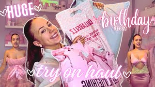 21st BIRTHDAY DRESS TRY ON HAUL🩷 PLT Shein Dolls Kill Sugar Thrillz [upl. by Ruelu]