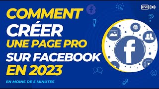 Tuto  Comment créer une page professionnelle sur Facebook en 2024 [upl. by Eanal]