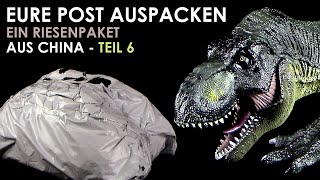 Temu Riesenpaket auspacken  Teil 6  Mini Rant amp Jurassic Park™ Tyrannosaurus Rex  TRex [upl. by Naitsirhc]