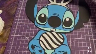 Cake topper cardstock Stitch [upl. by Huggins147]