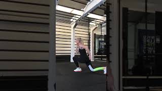 STRONGBODY  Utfall bakover med hopp  Reverse lunge jump [upl. by Nialb]