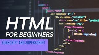 HTML code for using subscript and superscript of the text 🌟 html htmlcoding odiaeducation [upl. by Batha]