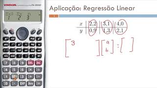 Calculadora Científica 7  Mínimos Quadrados  Regressão Linear [upl. by Aenehs606]