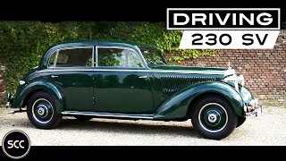 MERCEDES 230 SV  230SV W153 1939  Drive in top gear  NAZI history Engine sound  SCC TV [upl. by Lairret]