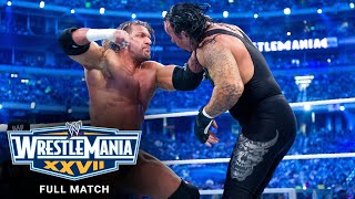 FULL MATCH  Undertaker vs Triple H  No Holds Barred Match WrestleMania XXVII [upl. by Luas]