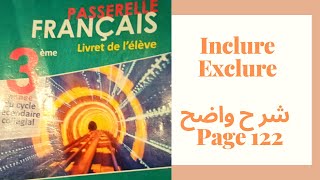 Inclureexclure page 122 passerelle [upl. by Balcer]