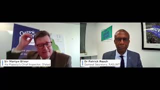 Dr Patrick Roach in conversation with Ofsted Chief Inspector Sir Martyn Oliver [upl. by Odom]