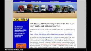 Free CDL Practice Test Online CDL Practice Test [upl. by Holcomb]