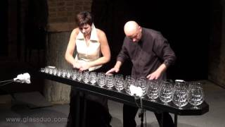 J S Bach  Toccata and Fugue in D minor on the glass harp музыкальные бокалы [upl. by Ayhdiv]