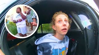 Police Arrest Woman With No License Runs Over A 10YearOld Flees The Scene  Police Bodycam Arrest [upl. by Herb782]