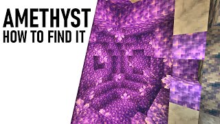 Minecraft Easiest Way To Find AMETHYST GEODES [upl. by Asined271]