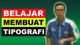 Praktikum Tipografi  Belajar Membuat Tipografi Di Photoshop [upl. by Ailin]