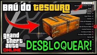 ¨BAÚ DO TESOURO¨ GTA ONLINE  COMO ACHAR OS OBJETOS RAROS [upl. by Marih]