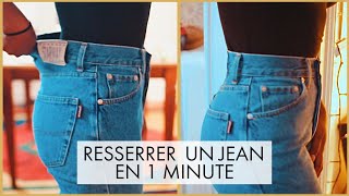 DIY Je resserre un jean à la taille en 1mn [upl. by Sonia]