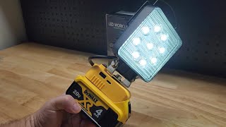 Check Out This LED Light Powered By DeWALT 20V Batteries [upl. by Yebba]