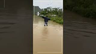 Hurricane Oscar hit eastern Cuba near Baracoa causing extensive destruction and flooding shorts [upl. by Ardnasela]