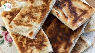 Pratik milföy börek tarifi  Practical puff pastry recipe [upl. by Eilrahs]