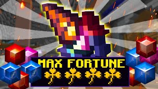 How to MAX the new mining fortune Hypixel Skyblock [upl. by Eelyak557]