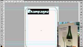 Создание этикетки в Photoshop 217 [upl. by Ettelliw]