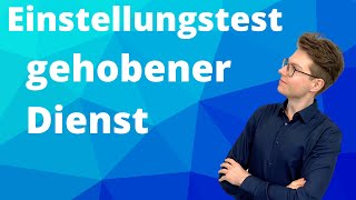 Einstellungstest gehobener Dienst Vorbereitung 2023  online lernen mit Plakos [upl. by Cass]