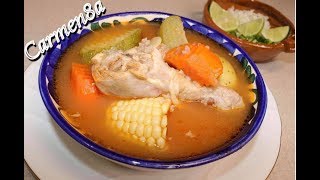 Caldo de pollo Guatemalteco muy rico 😋👍🐔 [upl. by Ahselaf]