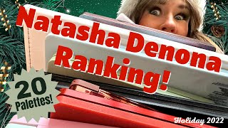 Ranking 20 Natasha Denona Palettes December 2022 [upl. by Northrup]