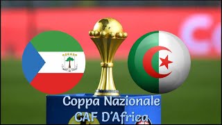 Guinea Equatoriale vs Algeria  Coppa Nazionale CAF dAfrica  live [upl. by Nellac]