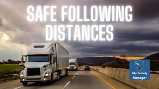 Following Distances for Trucks [upl. by Lillian]