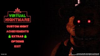 NIGHT 6 ghallenges randoms  fnafpizzeria simulatorOmega Custom Night 2 Virtual Nightmare Part 6 [upl. by Kath]