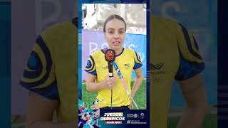 Así va la triatleta María Carolina Velásquez en París 2024 [upl. by Tobie203]