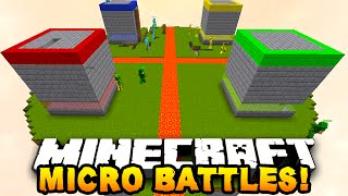 Minecraft MICRO BATTLES quotSKY PRANKquot 22  w PrestonPlayz amp Kenny [upl. by Mihe309]