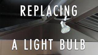 How to Change A Range Hoods Light Bulb in A ZLINE Range Hood [upl. by Aileon922]