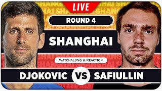 DJOKOVIC vs SAFIULLIN • ATP Shanghai 2024 • LIVE Tennis Watchalong Stream [upl. by Prudie772]